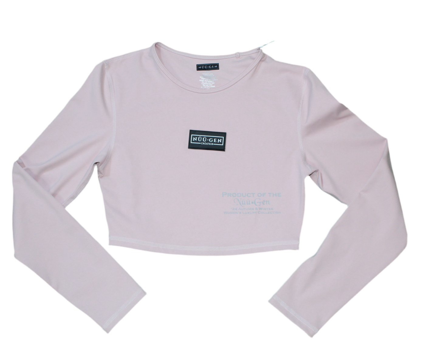 Women’s Luxury Cropped Shirt Dust Pink