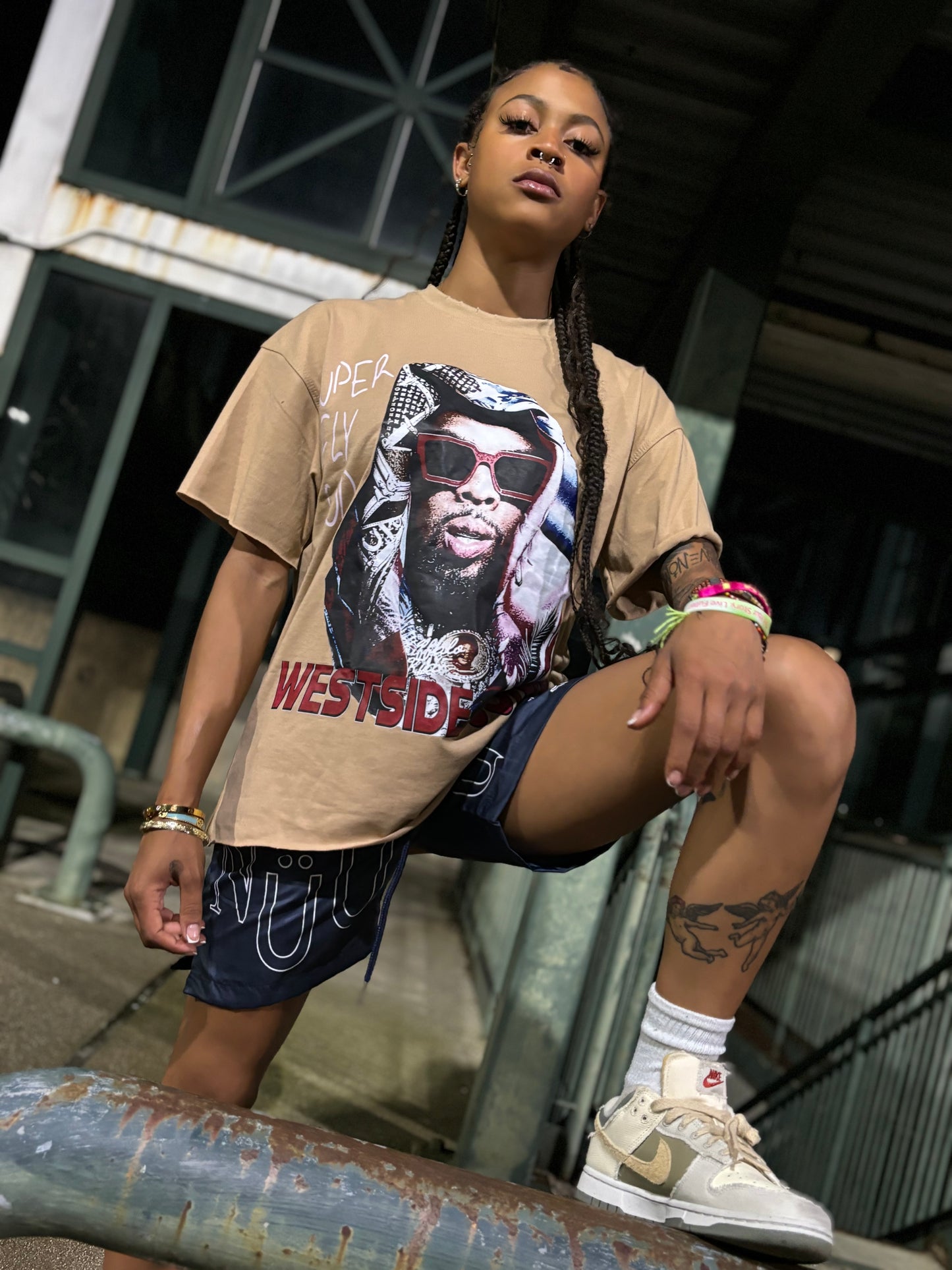 Tan Super Fly God Tee