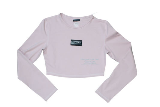 Women’s Luxury Cropped Shirt Dust Pink