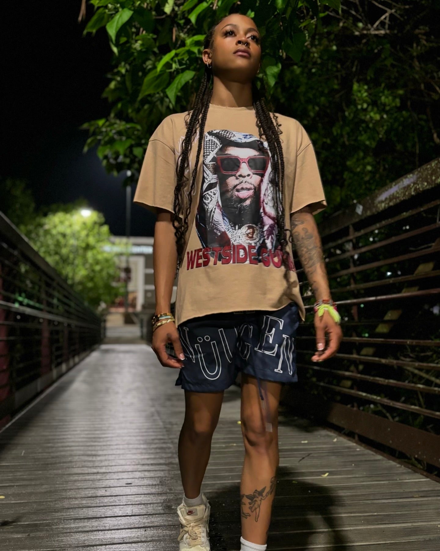 Tan Super Fly God Tee