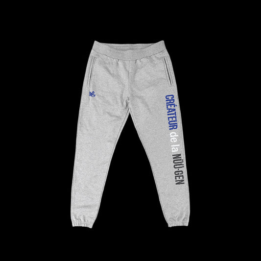 Grey Createur De La Nuugen Heavyweight Luxury Sweatpants